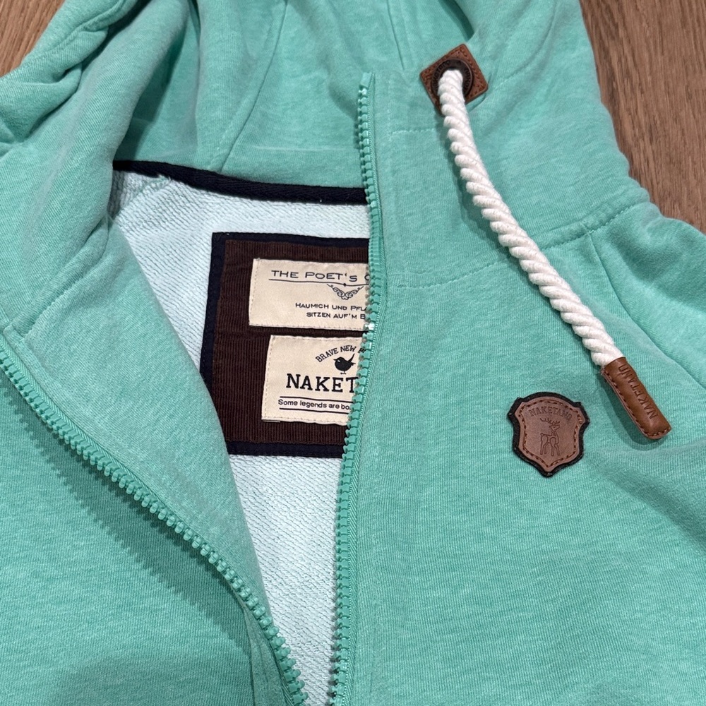 Naketano Mint Green Hoodie - Picture 3 of 4